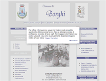 Tablet Screenshot of comune.borghi.fc.it
